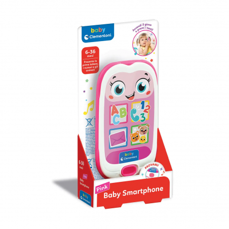 CLEMENTONI BABY SMARTPHONE PINK