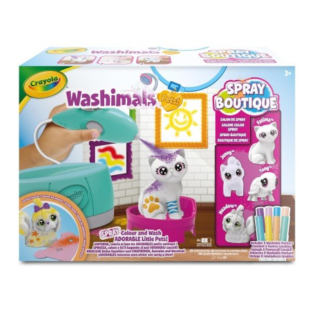 CRAYOLA WASHIMALS PETS SPRAY BOUTIQUE