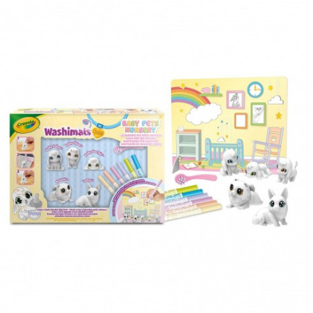 CRAYOLA WASHIMALS BABY PETS NURSERY