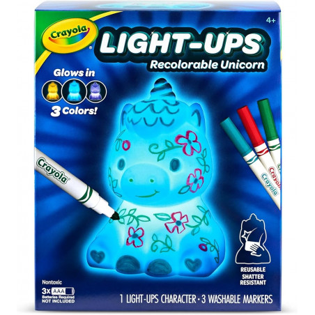 CRAYOLA LIGHT UP DRAGHETTO & UNICORNO