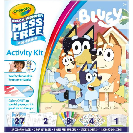 CRAYOLA COLOR WONDER SET BLUEY