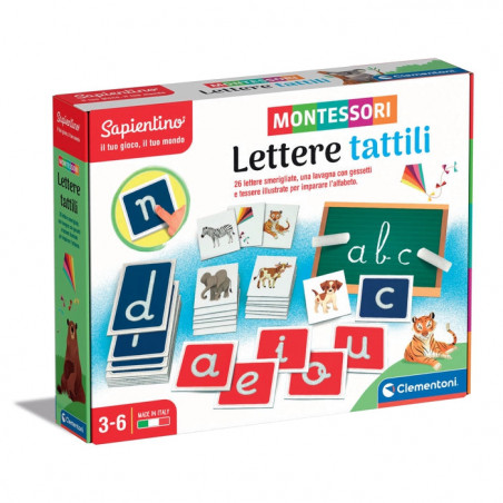 MONTESSORI SAPIENTINO LETTERE TATTILI