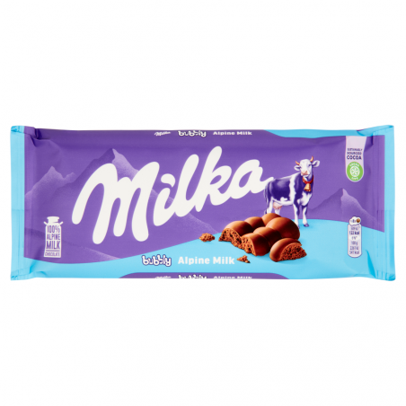 MILKA TAV. BUBBLY MILK 90GR.