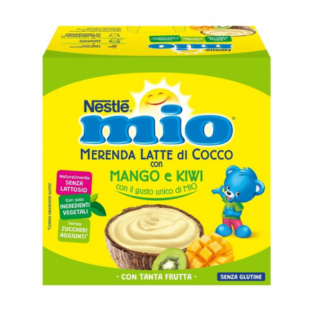 MIO MERENDA LATTE D COCCO MAN.KIW.4X90GR