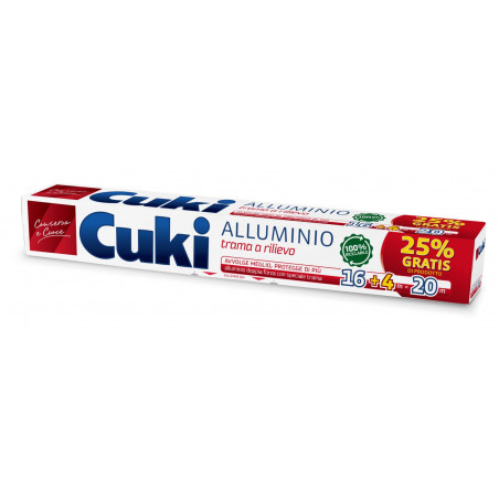 CUKI ALLUMINIO 16+4  MT GOFFRATA