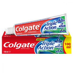 COLGATE DENT TRIPLE ACTION...
